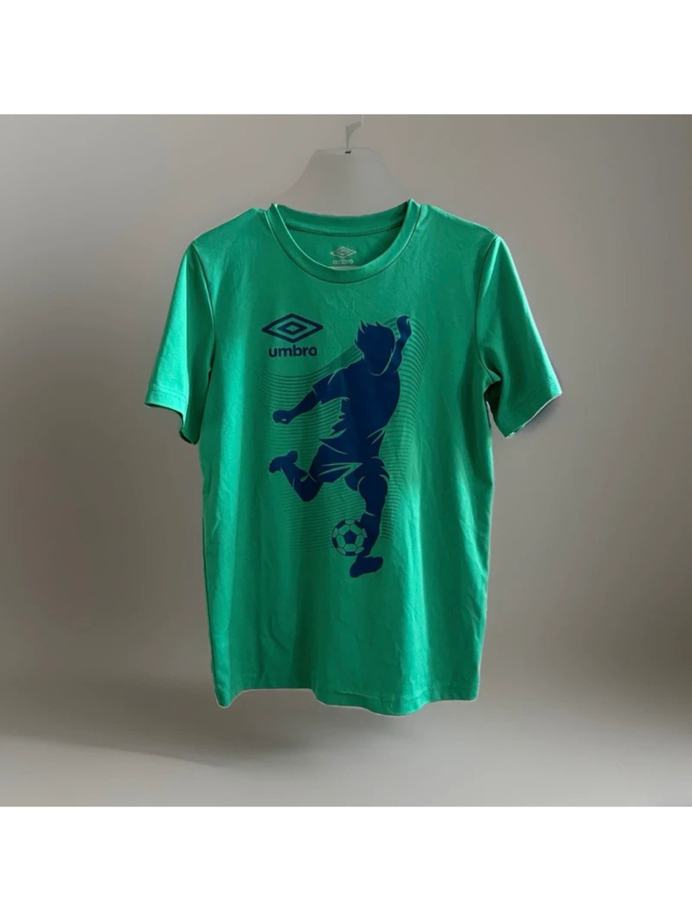 Umbro Soccer Graphic T-Shirt Youth XL 16-18 Green Athletic Performance Tee